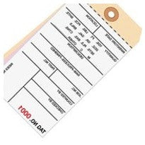 6.25x3.12 Inventory Tags 3 Part Carbonless #8 3500-3999 500/Case G16081 - alias listing