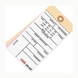 6.25x3.12 Inventory Tags 3 Part Carbonless #8 4500-4999 500/Case G16101 - alias listing