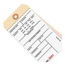 6.25x3.12 Inventory Tags 3 Part Carbonless #8 5000-5499 500/Case