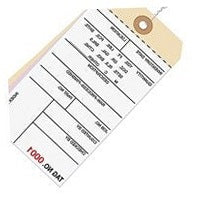 6.25x3.12 Inventory Tags 3 Part Carbonless #8 Pre-Wired 5000-5499 G16113 - alias listing