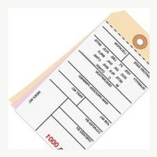 6.25x3.12 Inventory Tags 3 Part Carbonless #8 6000-6499 500/Case G16131 - alias listing