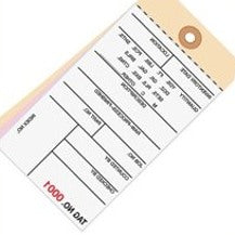 6.25x3.12 Inventory Tags 3 Part Carbonless #8 8000-8499 500/Case G16171 - alias listing