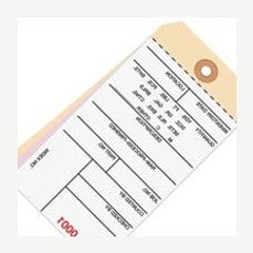 6.25x3.12 Inventory Tags 3 Part Carbonless #8 8500-8999 500/Case G16181 - alias listing