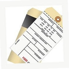 6.25x3.12 Inventory Tags 2 Part Carbon Style #8 Pre-Wired 3500-3999 G17083 - alias listing