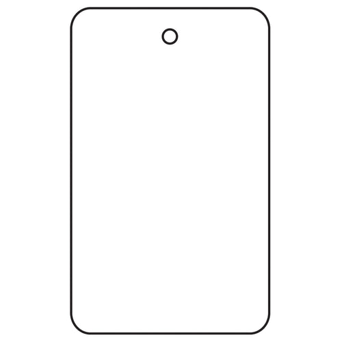 1 3/4 x 2 7/8 in 10 Pt White Garment Tags Paper 1000/Case G26016 - alias listing