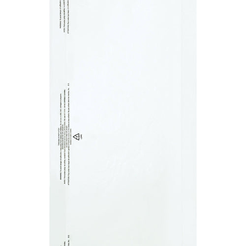 21x4x38 0.6 Mil Clear Garment Bags 510/Roll GB21438