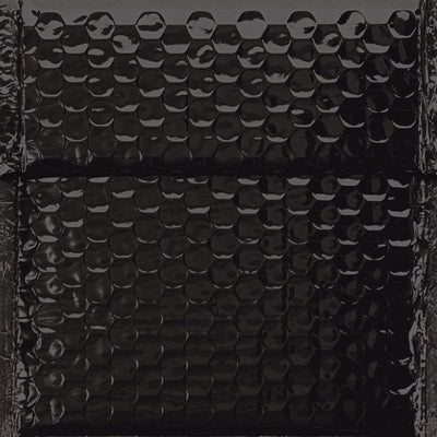 6 3/4 x 7 in Black Metallic Bubble Mailers 72/Case GBM0706BK - alias listing