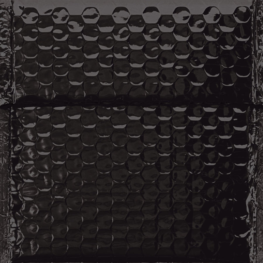 6 3/4 x 7 in Black Metallic Bubble Mailers 72/Case GBM0706BK - alias listing