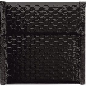 6 3/4 x 7" Black Metallic Bubble Mailers, Case of 72