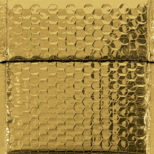 6.75x7 92 Gauge Gold Metallic Bubble Mailers 72/Case GBM0706GD - alias listing