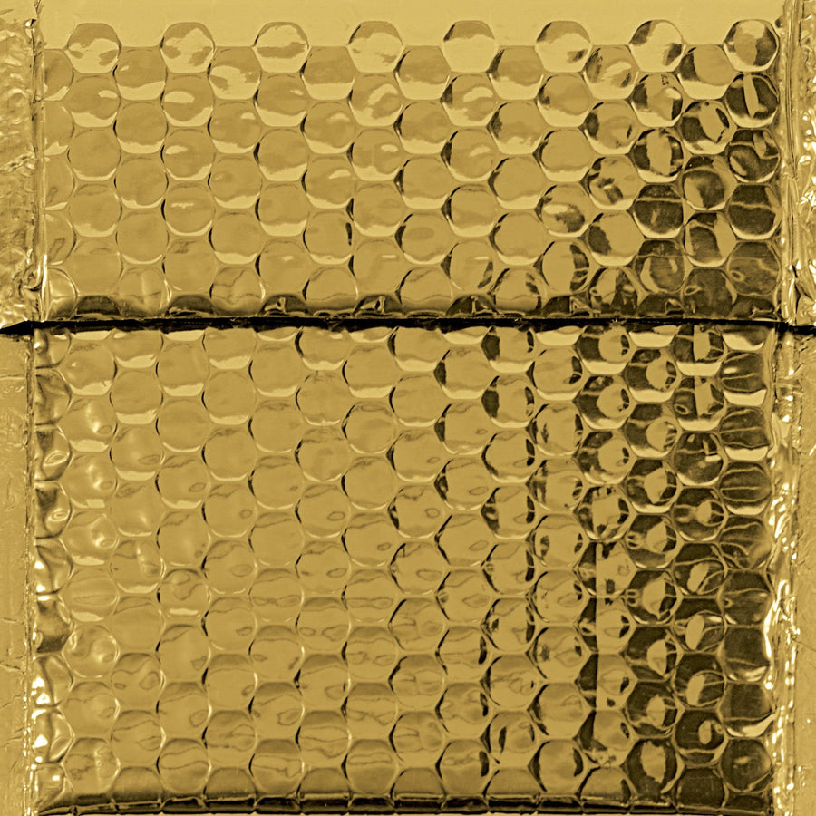 6.75x7 92 Gauge Gold Metallic Bubble Mailers 72/Case GBM0706GD - alias listing