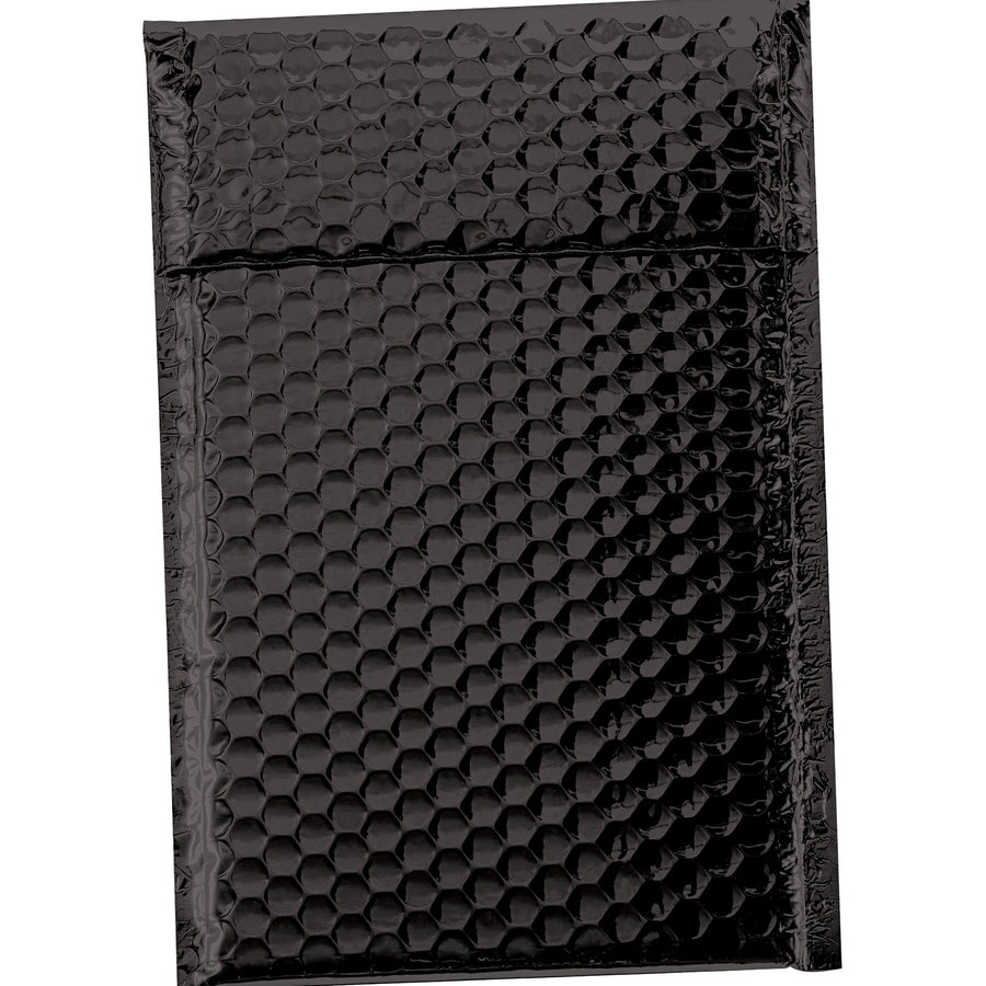 7.5x11 Black Metallic Bubble Mailers 72/Case GBM0711BK - alias listing