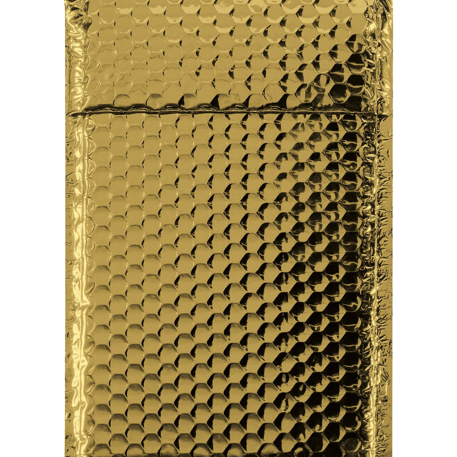 7.5x11 Gold Metallic Bubble Mailers 72/Case GBM0711GD - alias listing