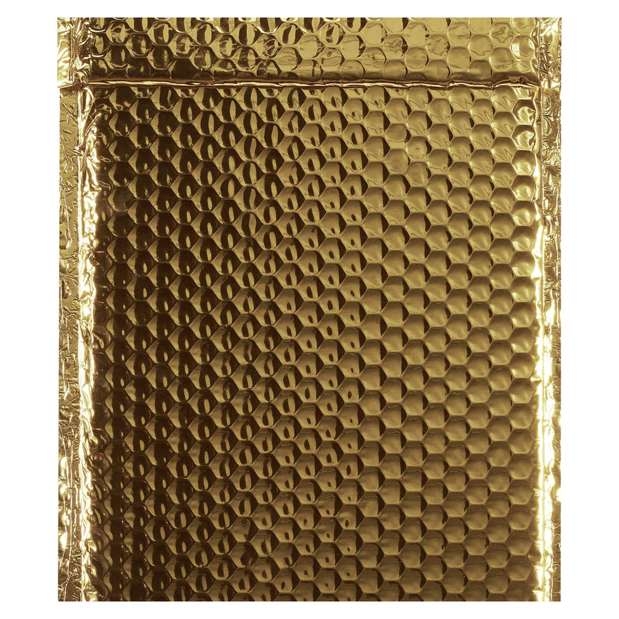 9x11.5 92 Gauge Gold Metallic Bubble Mailers 100/Case GBM0911GD - alias listing