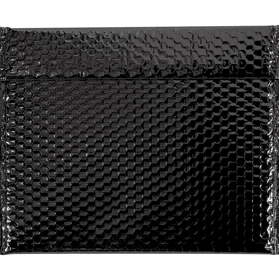 11 x 13 3/4 in 92 Gauge Black Metallic Bubble Mailers 48/Case GBM1311BK - alias listing