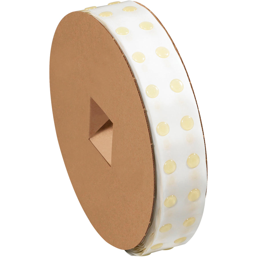 Pre-extruded low profile glue dots deliver instant, removable adhesion without mess or odor. Each 1/2" clear dot bonds instantly and removes cleanly‚ideal for attaching coupons, reply cards, and samples to mailings. Roll of 1500 dots compatible with Dot Shot¬Æ Pro Dispenser Gun.