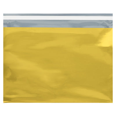 9.5x12.75 2.8 Mil Gold Self-Seal Metallic Mailers 250/Case GFM0912GD - alias listing