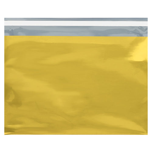 9.5x12.75 2.8 Mil Gold Self-Seal Metallic Mailers 250/Case GFM0912GD - alias listing