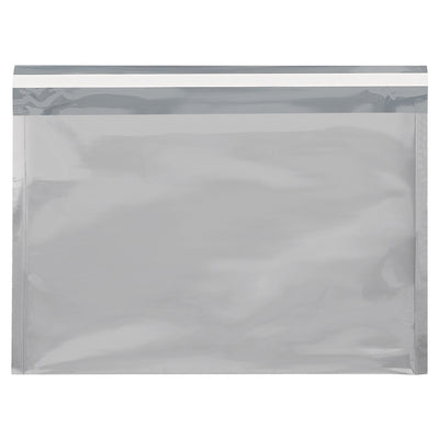9.5x12.75 2.8 Mil Silver Peel & Seal Metallic Mailers 250/Case GFM0912S - alias listing