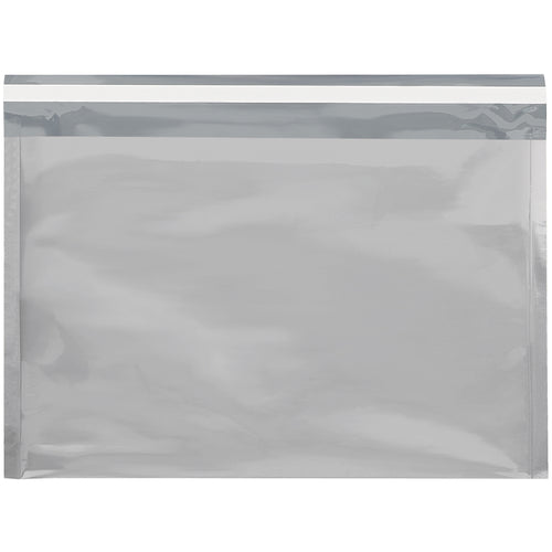 Elevate your brand with these 9.5x12.75 silver metallic mailing bags‚durable 2.8 mil aluminized polyester laminate with peel & seal closure. Water-resistant and puncture-resistant for reliable protection. Case of 250 units delivers professional presentation that increases response rates.