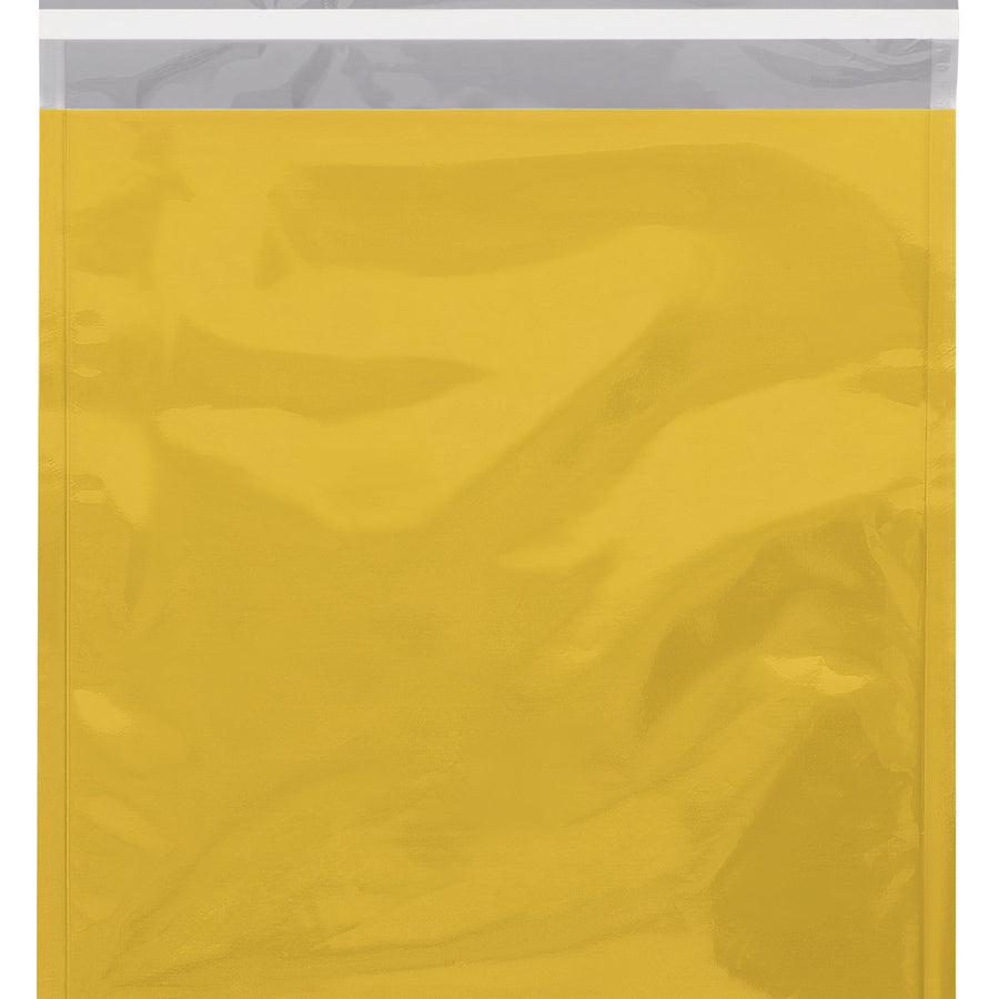 10 3/4 x 13 in 2.8 Mil Gold Metallic Self-Seal Mailers 250/Case GFM1013GD - alias listing