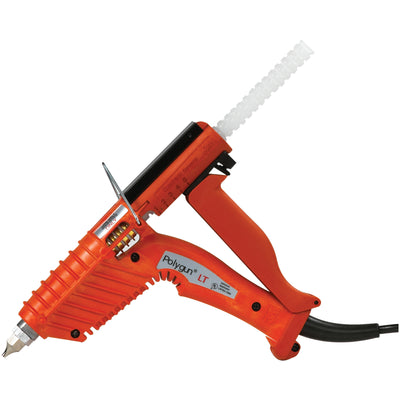 The most popular applicator in the 3M™ hot melt line, this orange plastic glue gun reaches operating temperature in just 6 minutes. Features an adjustable trigger for customizable output and hand-size accommodation, delivering consistent, reliable bonding for industrial packaging applications.