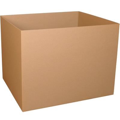 Heavy-duty 48x24x28 double wall gaylord boxes engineered for demanding warehouse and fulfillment operations. ECT-48 rated corrugated cartons deliver superior stacking strength and crush resistance. Ships flat in bundles of 5 to maximize freight efficiency and storage space.