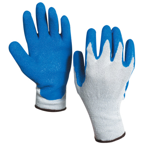 Latex-coated rubber palm gloves engineered for warehouse and industrial work. Deliver superior grip, cut, abrasion, and puncture resistance in a flexible, form-fitting knit shell. Case of 12 pairs, Medium sizing‚bulk buy savings for your operation.
