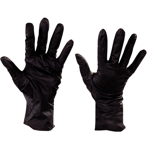 Premium XL nitrile gloves with beaded cuff protection for industrial warehouses and manufacturing environments. Powder-free, 6 mil thickness delivers puncture resistance and superior tactile sensitivity. Sold as case of 100 gloves‚economical protection for high-volume operations.