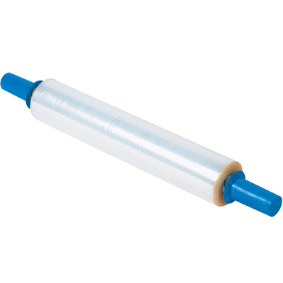 Goodwrappers® 20" x 80 Gauge clear cast stretch film delivers maximum film stretch with patented tension control–saving you money per pallet load. Built-in disposable handles reduce hand friction, and the ready-to-use dispensing system requires zero assembly. Ideal for warehouse teams wrapping uniform loads at speed.