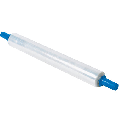 Goodwrappers® Economy Cast Stretch Film delivers maximum load retention with 80 gauge thickness and integrated disposable handles for operator comfort. This 30" x 1000' clear film roll features patented tension control to optimize pre-stretch ratio and reduce film waste. Case of 4 rolls–ready to use out of the box for efficient pallet wrapping.