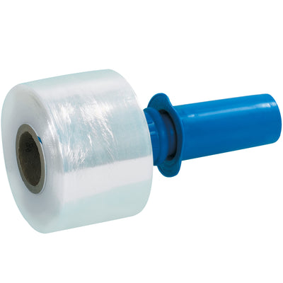 Goodwrappers® 80 gauge clear stretch film delivers superior load retention and puncture resistance for high-volume warehouse and pallet shipping operations. Each case includes 12 rolls (3" x 1500') with patented dispensers that reduce hand friction and provide precise tension control to minimize film waste.