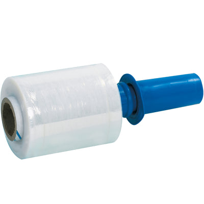 Goodwrappers® 5" x 120 Gauge clear bundling stretch film eliminates hand friction while maintaining superior load retention on pallets and bundles. Includes patented dispenser per case for precise tension control and film savings. 12 rolls per case–the efficient choice for high-volume warehouse operations.
