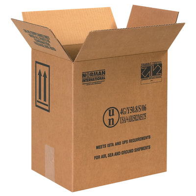11 3/8x8 3/16x12 3/8 ECT-44 Hazmat Paint Can Box - 20 Pack
