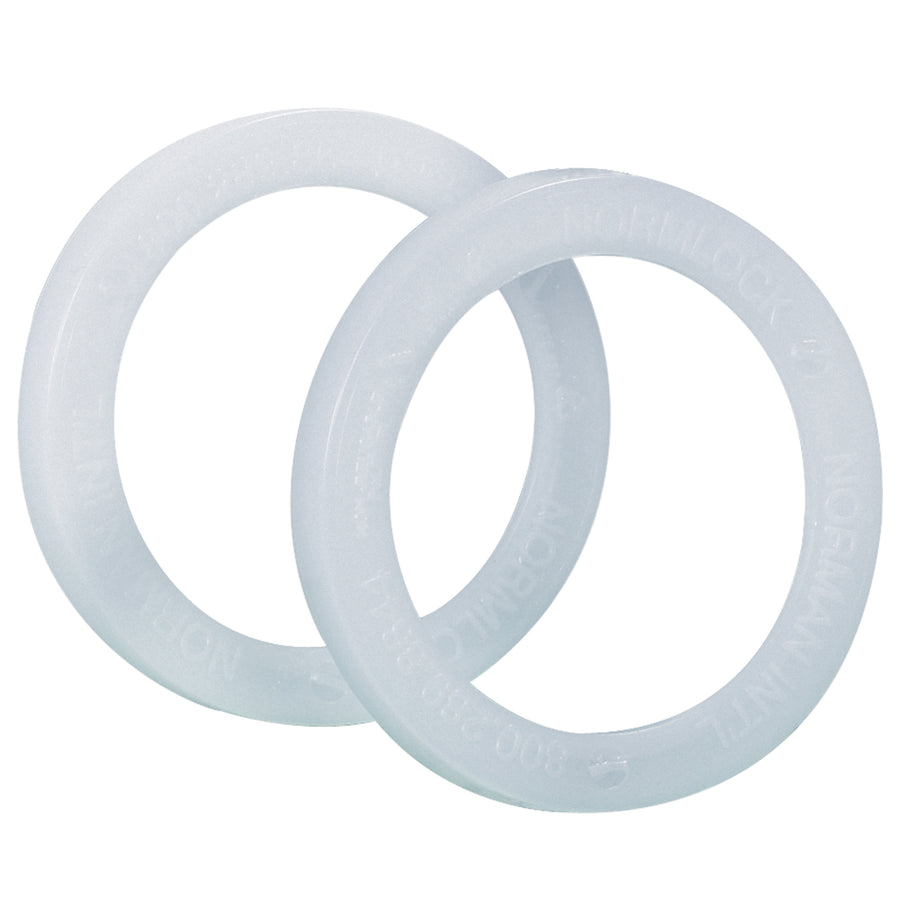 Protect your quart paint shipments with durable molded HDPE locking rings that securely fasten standard 1 QT paint can lids. The 4 7/16" diameter design fits U.S. and Canadian manufactured metal paint containers. Order by the case of 100 and reduce per-unit costs while ensuring compliance-ready lid security.