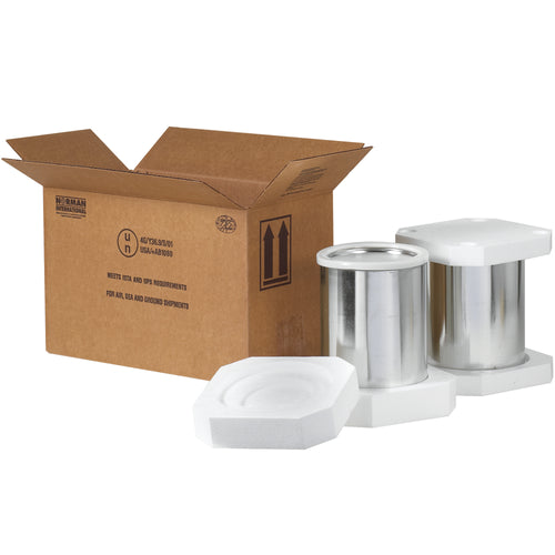 17x8.5x9.3 ECT-44 Haz Mat Paint Can Shipper Kit - UN/DOT Approved, 2-Can