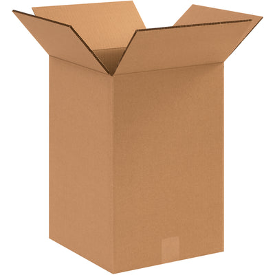 ECT-48 double wall corrugated boxes engineered for maximum stacking strength and freight protection. These 12x12x18 kraft cartons arrive flat-packed to reduce warehouse storage footprint and shipping costs. Bundle of 15 units–the industrial standard for mid-size shipments.