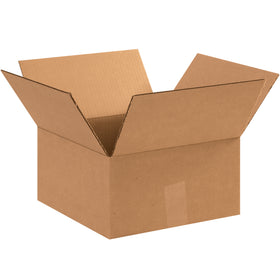 Heavy-duty ECT-44 kraft corrugated boxes built 40% stronger than standard single wall cartons for superior stacking performance and freight protection. 12" x 12" x 6" dimensions ship flat in bundles of 25, maximizing your warehouse space and reducing packaging spend per unit. Ideal for fulfillment centers and warehouse managers handling mid-weight products.