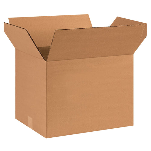 16x12x12 ECT-44 Kraft Heavy-Duty Corrugated Shipping Boxes 15-Pack HD161212