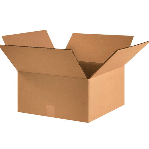 16x16x8 ECT-48 Kraft Double Wall Corrugated Boxes 15-Pack HD16168DW