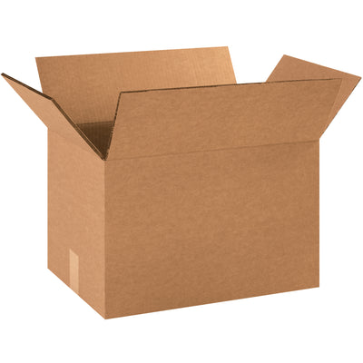 ECT-48 heavy-duty double wall corrugated boxes engineered for maximum protection and stacking strength on the warehouse floor. These 18" x 12" x 12" kraft cartons ship flat in bundles of 15 to reduce storage footprint and freight costs while ensuring your shipments arrive damage-free.