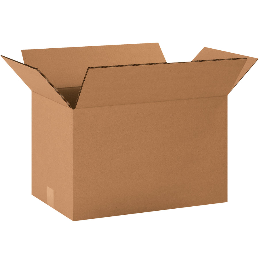 ECT-48 heavy-duty double wall corrugated boxes engineered for maximum protection and stacking performance. 20" x 12" x 12" kraft cartons rated for demanding warehouse and fulfillment environments. Ships flat in bundles of 15 to minimize storage footprint and freight costs.