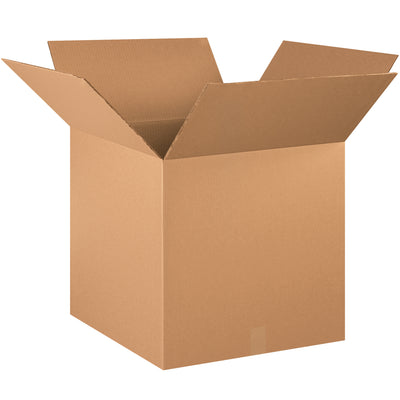 Professional-grade 20x20x24 double wall kraft corrugated boxes with ECT-48 strength rating–built to handle heavy loads in warehouses and fulfillment centers. Ship and store flat to reduce freight costs and storage footprint. Bundle of 10 boxes per pack.