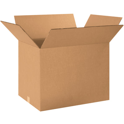 ECT-48 double wall corrugated construction rated for maximum stacking performance and freight durability. These 24x18x18 heavy-duty boxes protect high-value shipments and handle demanding warehouse environments. Ships flat in bundles of 10–maximize your storage and reduce freight costs.