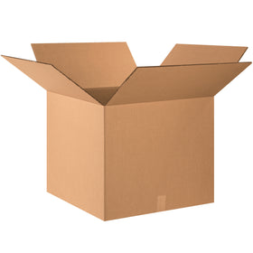 Heavy-duty ECT-48 double wall corrugated boxes designed for demanding warehouse and fulfillment operations. 24x24x20 dimensions deliver 9.6 cubic feet per carton with exceptional stacking performance and crush resistance. Ships flat in bundles of 10 to maximize your storage efficiency and reduce freight costs.