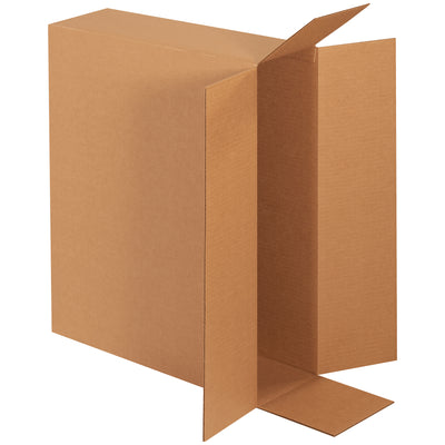 ECT-44 kraft corrugated side loading boxes engineered for high-volume fulfillment operations. 24" √ó 6" √ó 18" dimensions nest flat for 60% storage savings and fast deployment. Industry-standard stacking strength rated for 44 ECT‚handle full pallets with confidence.