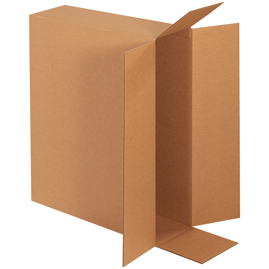 ECT-44 kraft corrugated side loading boxes engineered for high-volume fulfillment operations. 24" √ó 6" √ó 18" dimensions nest flat for 60% storage savings and fast deployment. Industry-standard stacking strength rated for 44 ECT‚handle full pallets with confidence.