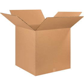 Heavy-duty ECT-48 double wall corrugated boxes built for demanding warehouse and fulfillment operations. 25x25x25 cube dimensions maximize pallet density and reduce freight costs. Ships flat to save 80% storage space–order in bundles of 5.