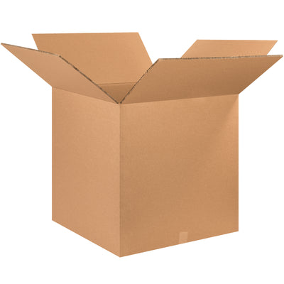 Heavy-duty ECT-48 double wall corrugated boxes built for demanding warehouse and fulfillment operations. 25x25x25 cube dimensions maximize pallet density and reduce freight costs. Ships flat to save 80% storage space–order in bundles of 5.