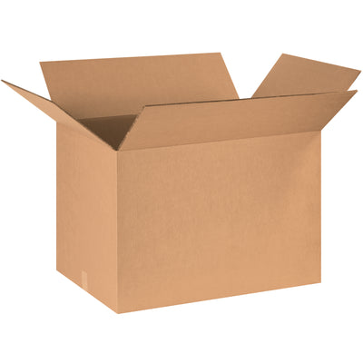 ECT-48 double wall kraft corrugated boxes engineered for maximum stacking strength and impact protection. These 30" x 18" x 18" heavy-duty shipping cartons deliver superior durability for demanding warehouse environments. Ships flat in bundles of 10 for space and freight efficiency.